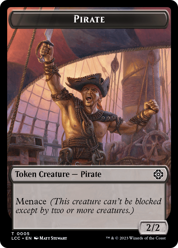 City's Blessing // Pirate (0005) Double-Sided Token [The Lost Caverns of Ixalan Commander Tokens] | Cracking-Singles