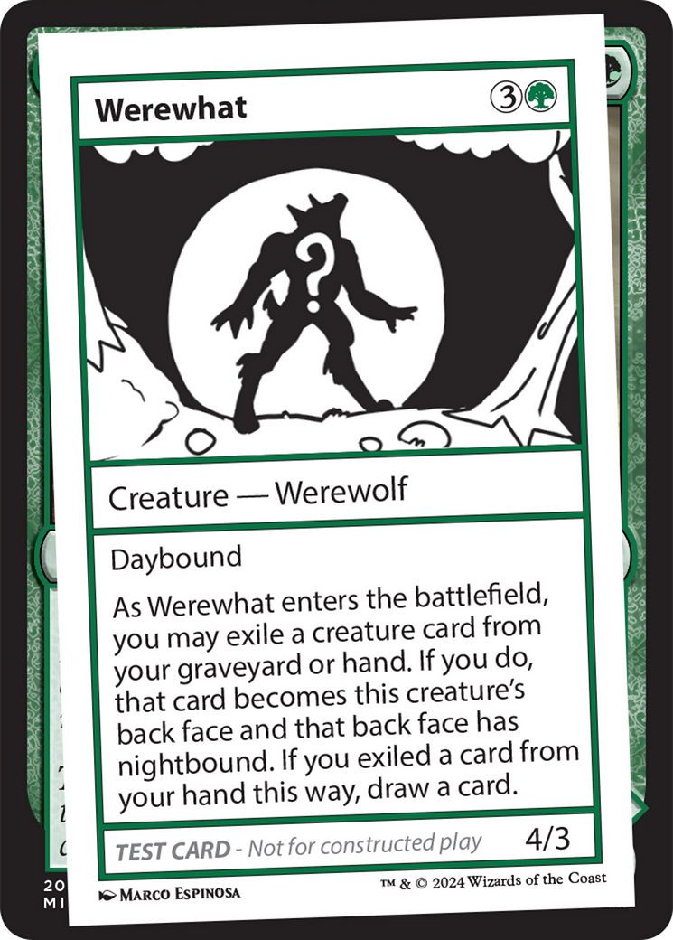 Werewhat [Mystery Booster 2 Playtest Cards] | Cracking-Singles