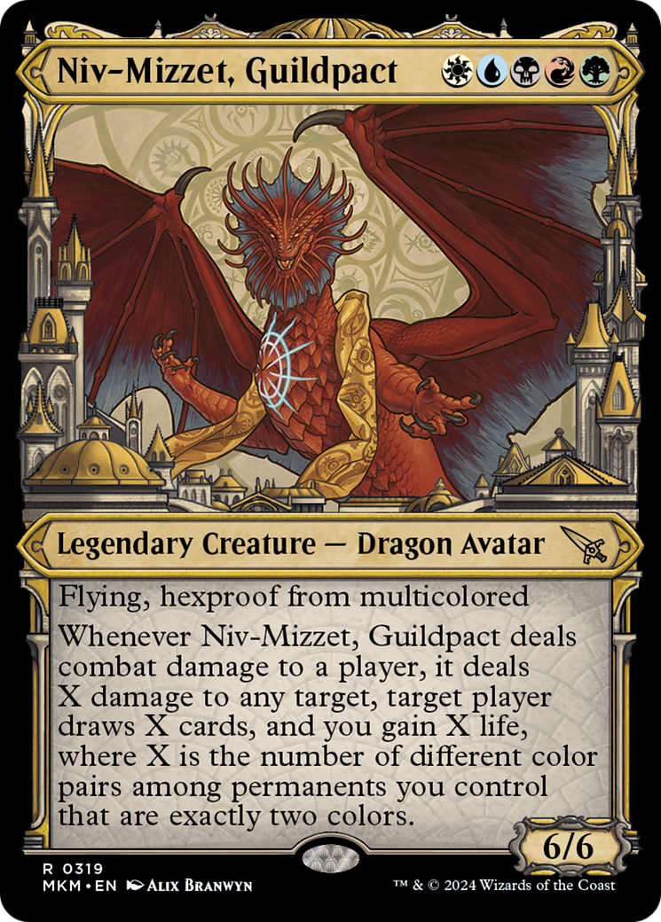 Niv-Mizzet, Guildpact (Showcase) (319) [Murders at Karlov Manor] | Cracking-Singles