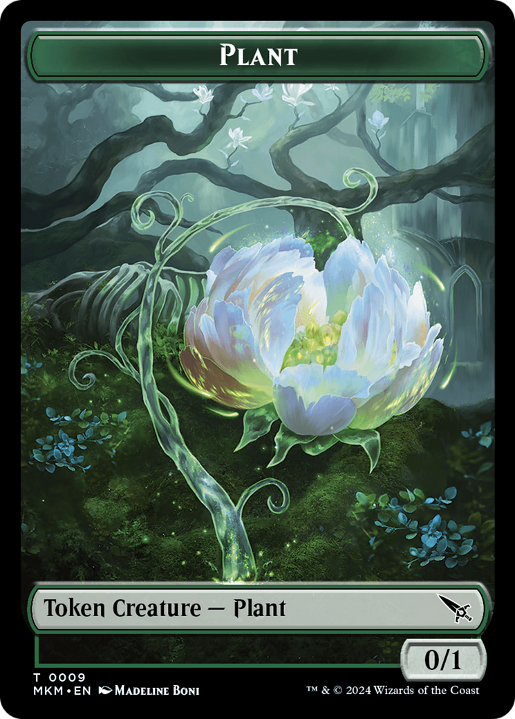 Plant Token [Murders at Karlov Manor Tokens] | Cracking-Singles