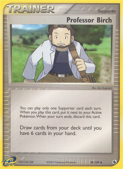 Professor Birch (89/109) [EX: Ruby & Sapphire] | Cracking-Singles