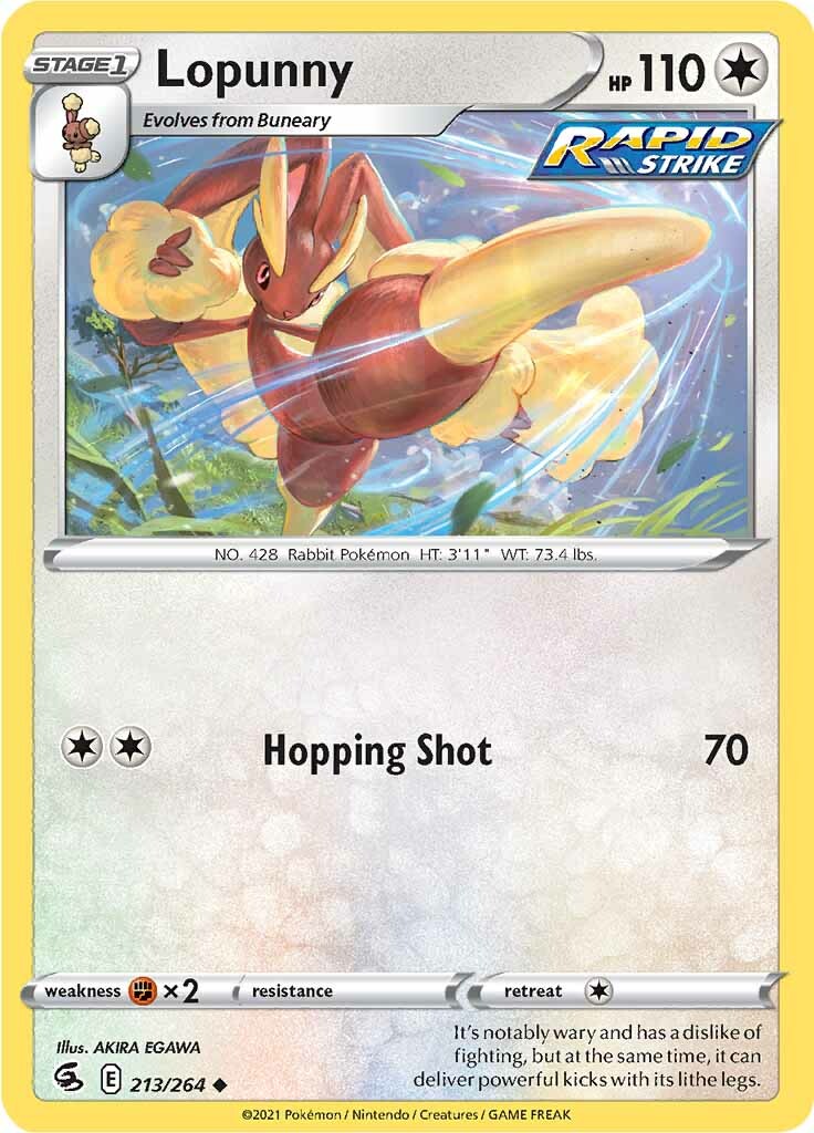 Lopunny (213/264) [Sword & Shield: Fusion Strike] | Cracking-Singles