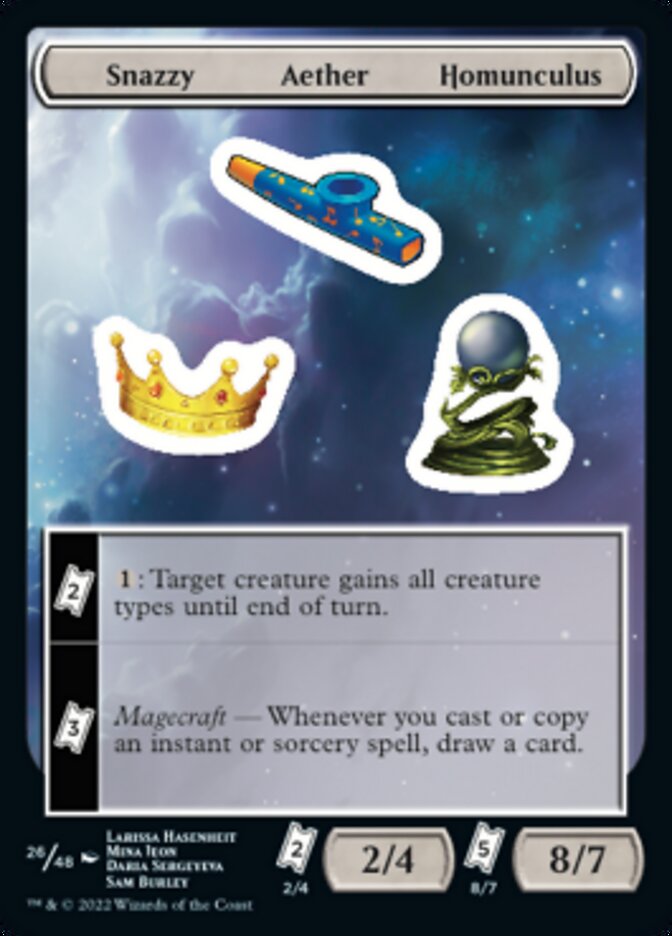 Snazzy Aether Homunculus [Unfinity Stickers] | Cracking-Singles