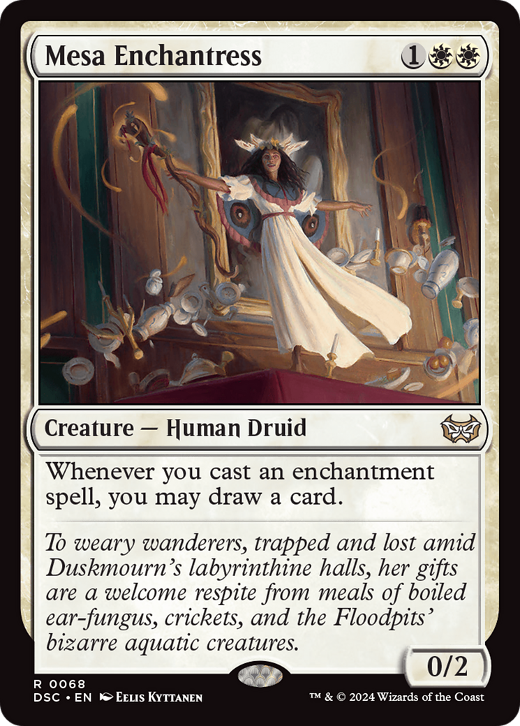 Mesa Enchantress [Duskmourn: House of Horror Commander] | Cracking-Singles