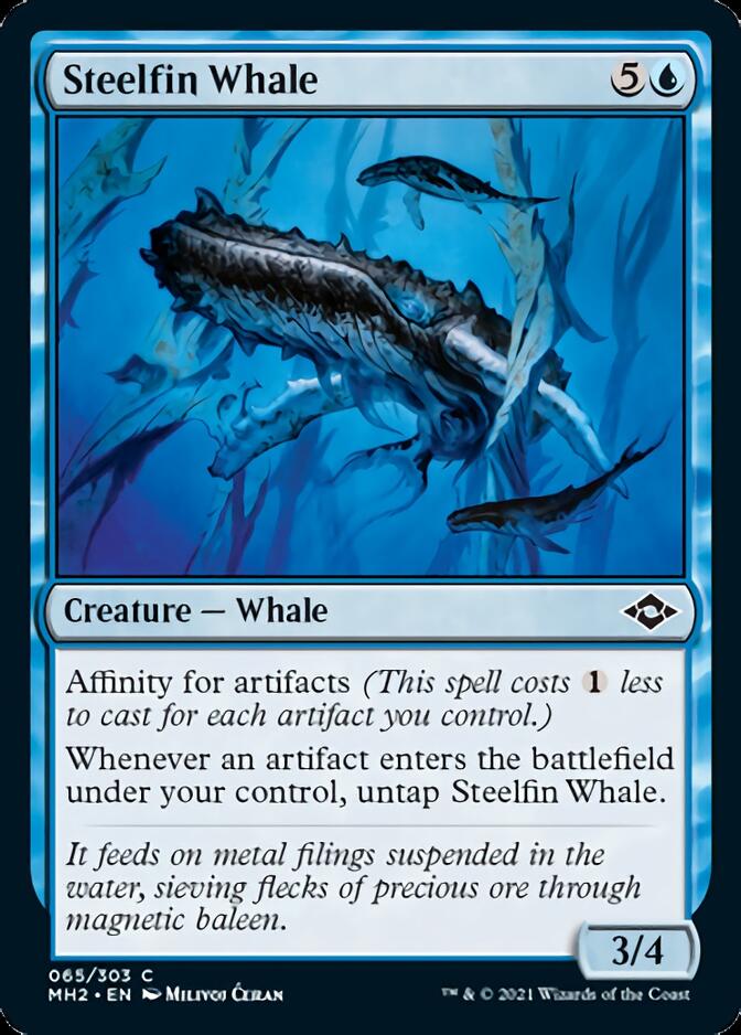 Steelfin Whale [Modern Horizons 2] | Cracking-Singles