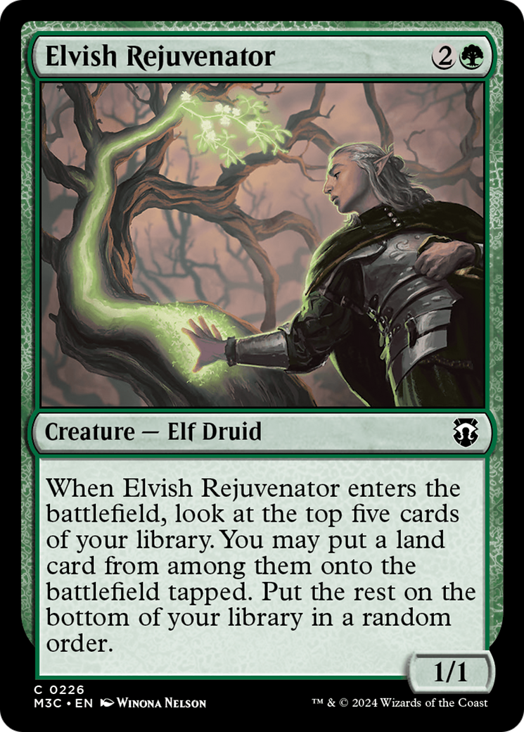 Elvish Rejuvenator (Ripple Foil) [Modern Horizons 3 Commander] | Cracking-Singles