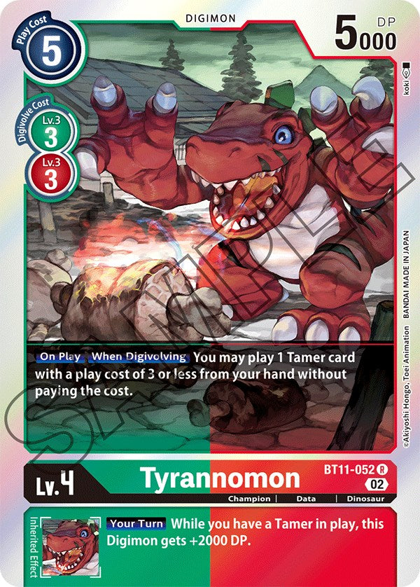 Tyrannomon [BT11-052] [Dimensional Phase] | Cracking-Singles