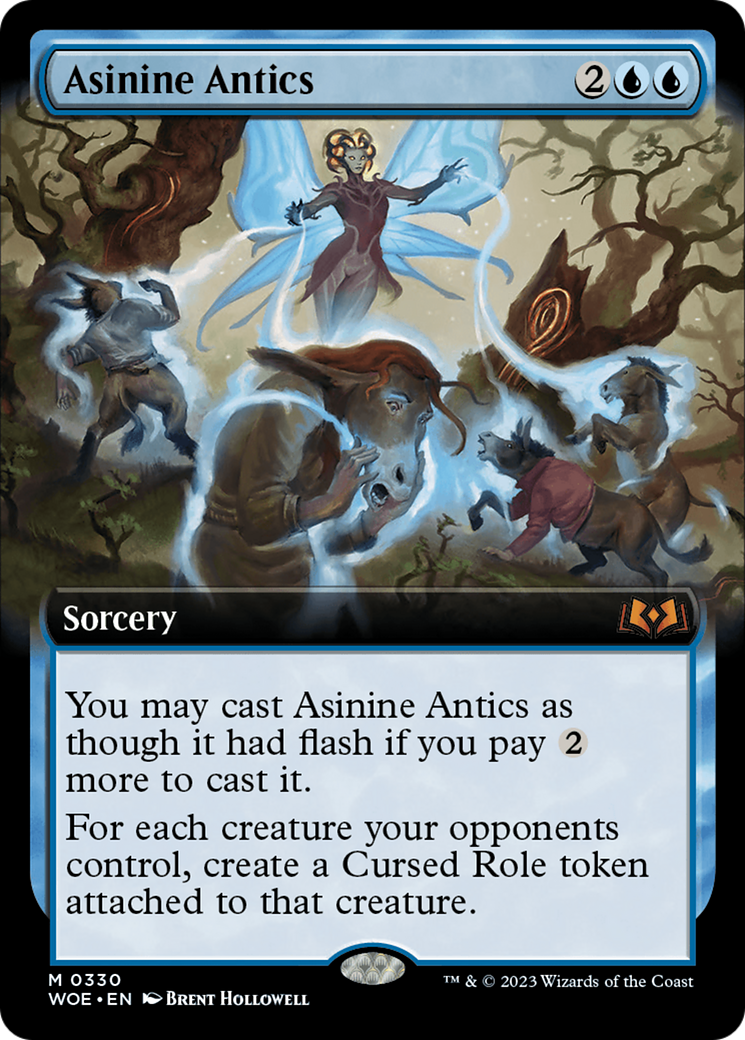 Asinine Antics (Extended Art) [Wilds of Eldraine] | Cracking-Singles