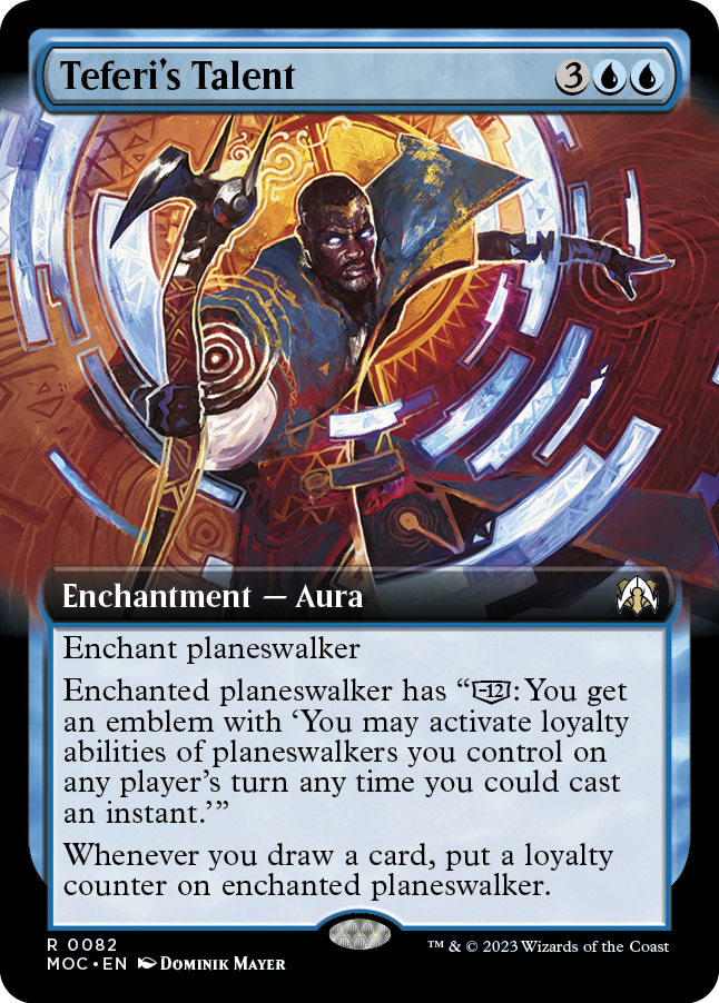 Teferi's Talent (Extended Art) [March of the Machine Commander] | Cracking-Singles