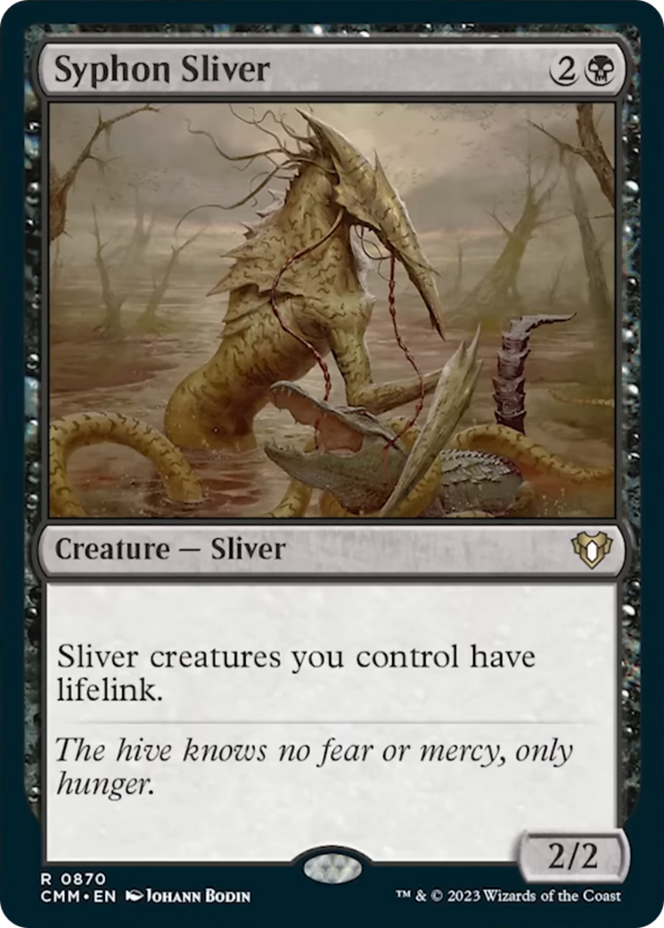 Syphon Sliver [Commander Masters] | Cracking-Singles