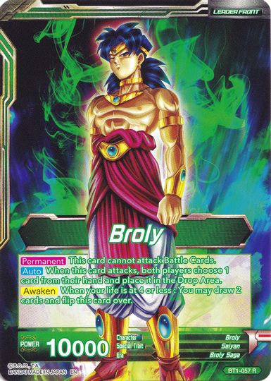 Broly // Broly, The Legendary Super Saiyan (Collector's Selection Vol. 1) (BT1-057) [Promotion Cards] | Cracking-Singles