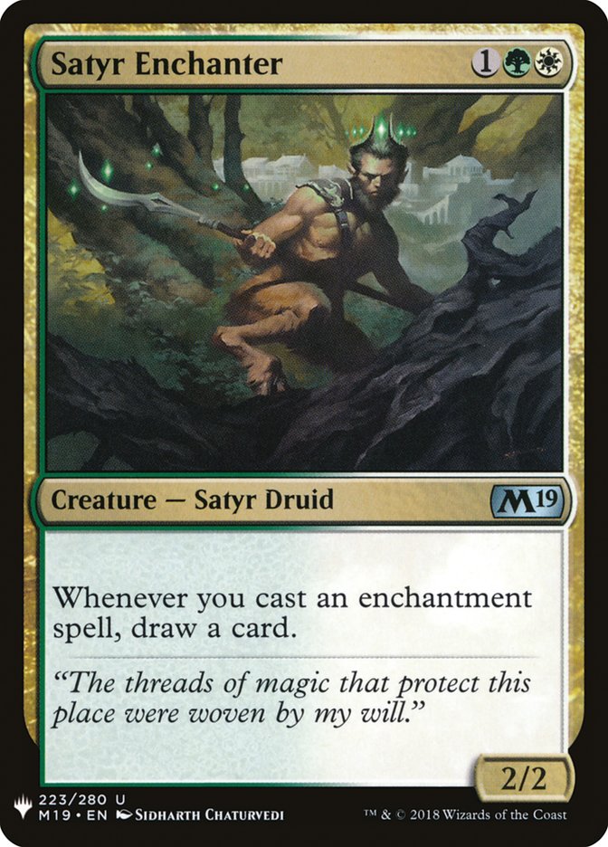 Satyr Enchanter [Mystery Booster] | Cracking-Singles