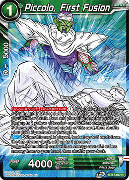 Piccolo, First Fusion (BT17-067) [Ultimate Squad] | Cracking-Singles