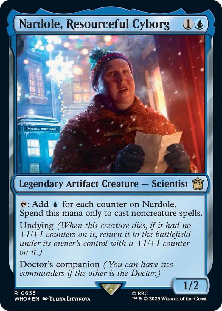 Nardole, Resourceful Cyborg (Surge Foil) [Doctor Who] | Cracking-Singles