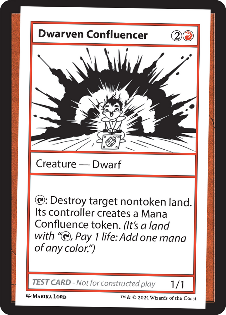 Dwarven Confluencer [Mystery Booster 2 Playtest Cards] | Cracking-Singles