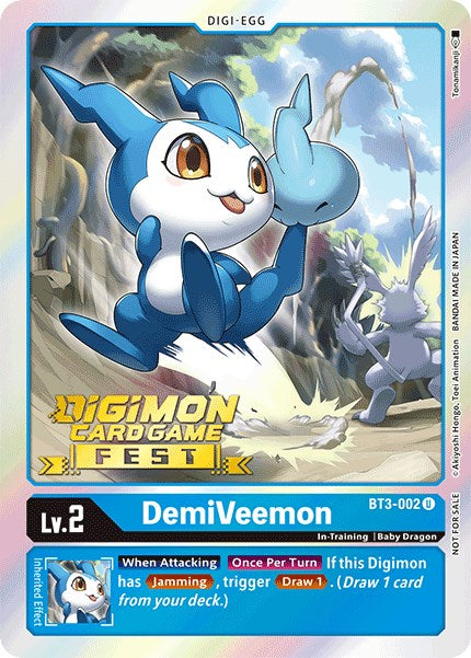 DemiVeemon [BT3-002] (Digimon Card Game Fest 2022) [Release Special Booster Promos] | Cracking-Singles