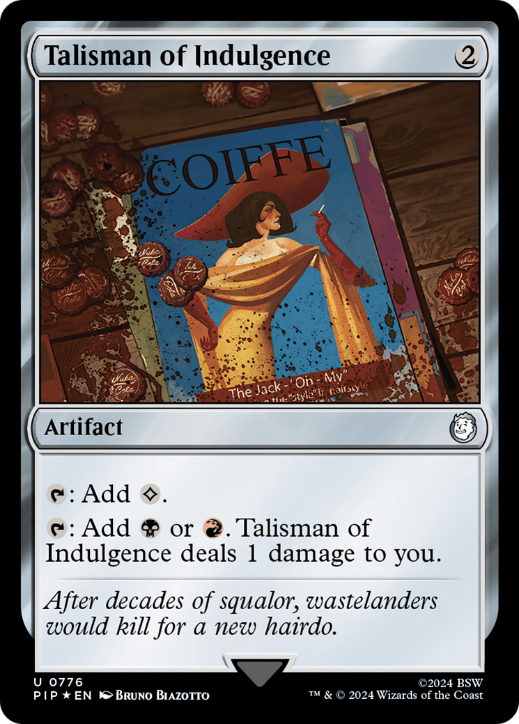 Talisman of Indulgence (Surge Foil) [Fallout] | Cracking-Singles