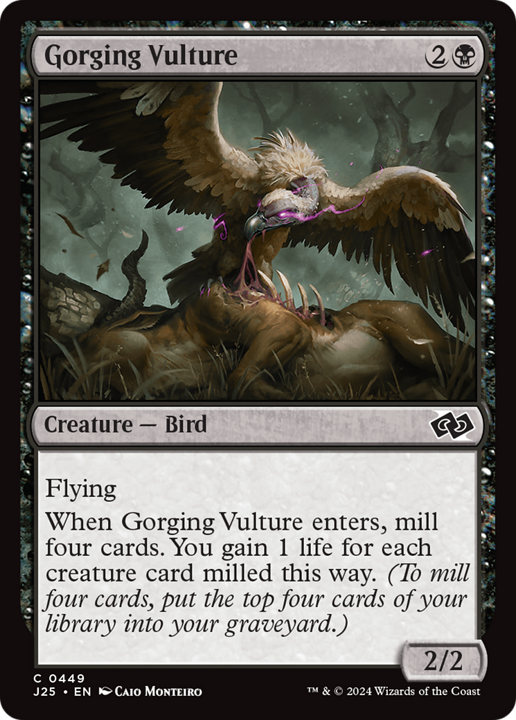 Gorging Vulture [Foundations Jumpstart] | Cracking-Singles