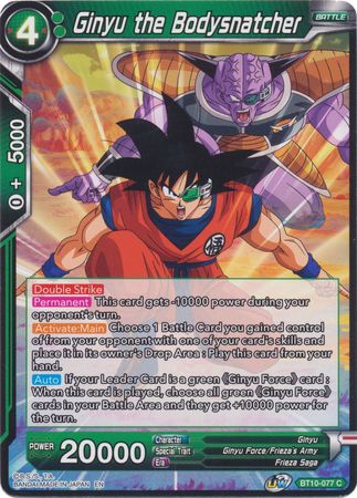 Ginyu the Bodysnatcher (BT10-077) [Rise of the Unison Warrior 2nd Edition] | Cracking-Singles