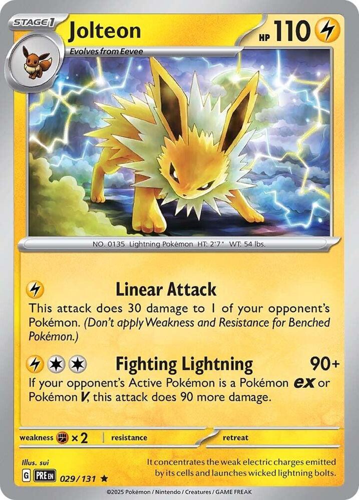 Jolteon (029/131) [Scarlet & Violet: Prismatic Evolutions] | Cracking-Singles