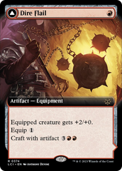 Dire Flail (Extended Art) [The Lost Caverns of Ixalan] | Cracking-Singles