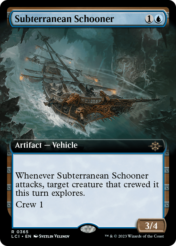 Subterranean Schooner (Extended Art) [The Lost Caverns of Ixalan] | Cracking-Singles