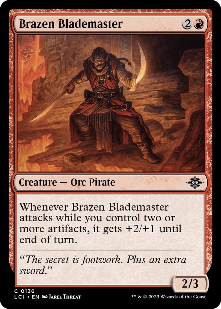 Brazen Blademaster [The Lost Caverns of Ixalan] | Cracking-Singles