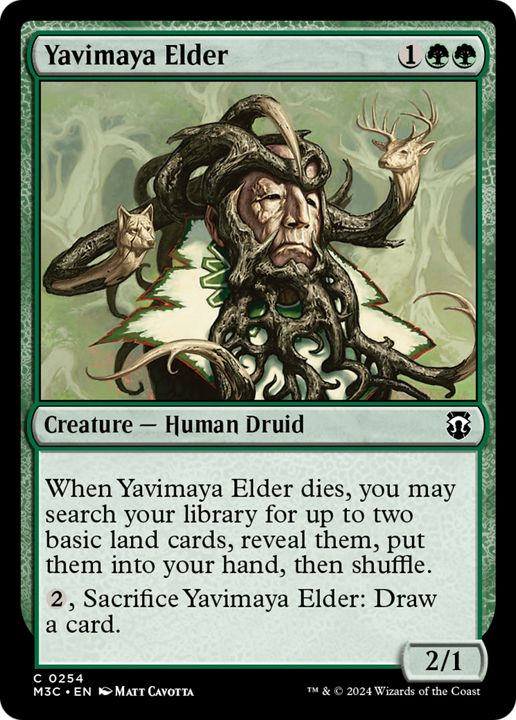 Yavimaya Elder (Ripple Foil) [Modern Horizons 3 Commander] | Cracking-Singles