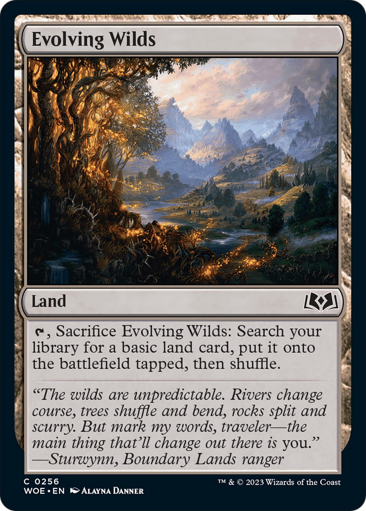 Evolving Wilds [Wilds of Eldraine] | Cracking-Singles