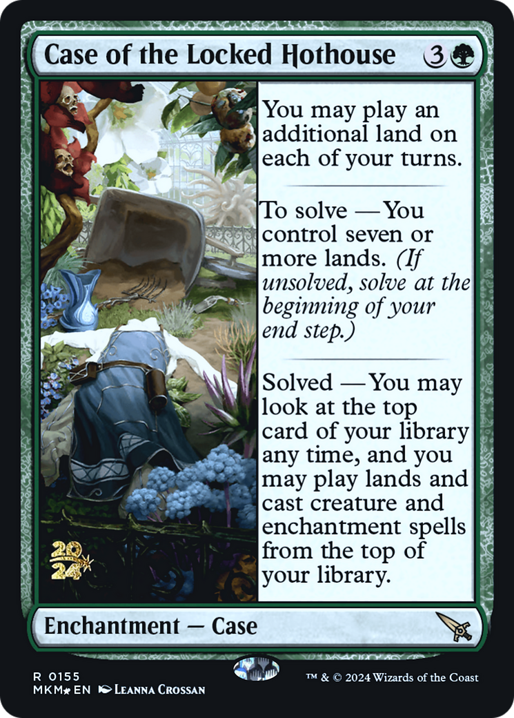 Case of the Locked Hothouse [Murders at Karlov Manor Prerelease Promos] | Cracking-Singles