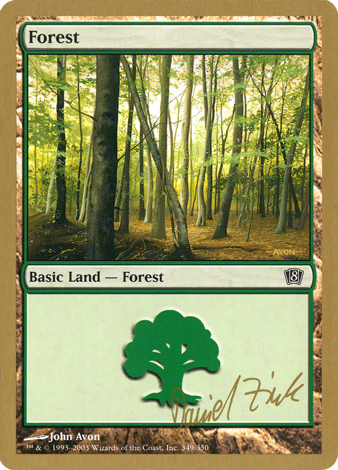 Forest (dz349) (Daniel Zink) [World Championship Decks 2003] | Cracking-Singles