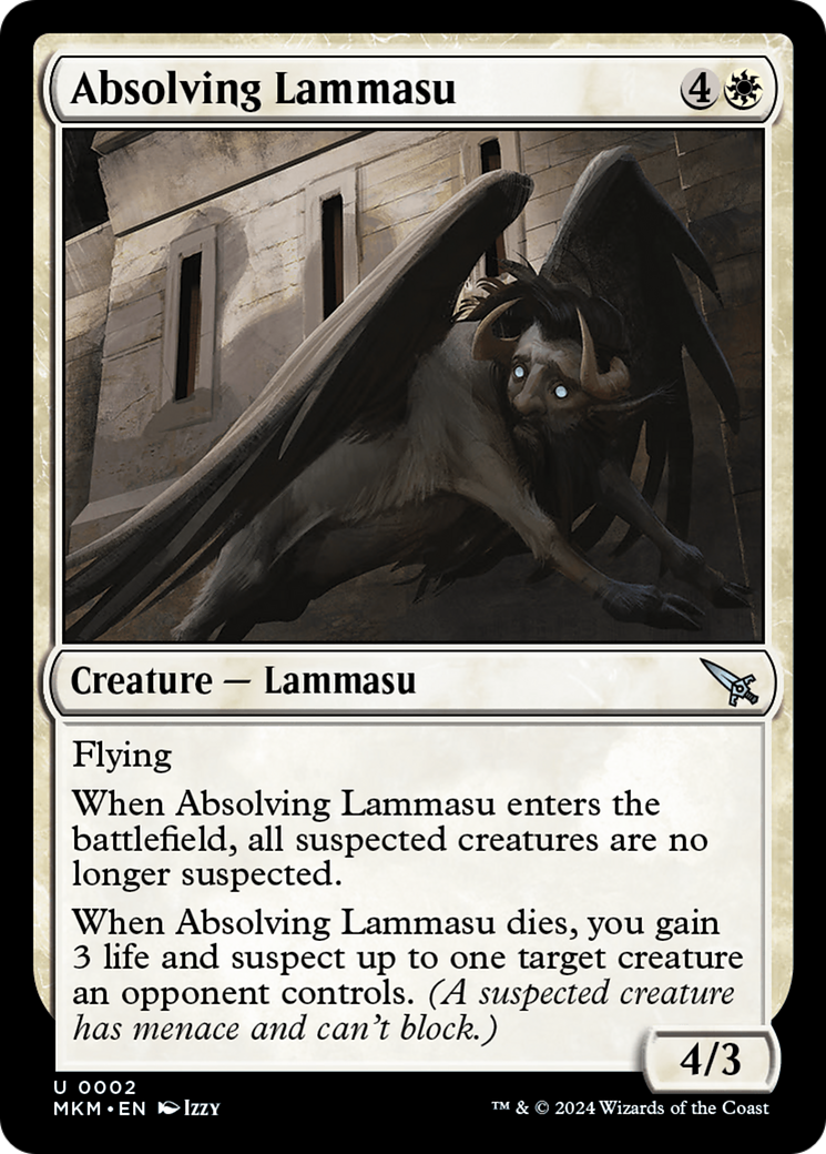 Absolving Lammasu [Murders at Karlov Manor] | Cracking-Singles