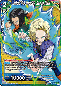 Android 17 & Android 18, Team-Up Attack (BT17-136) [Ultimate Squad] | Cracking-Singles