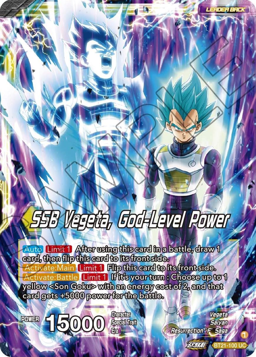 SSB Son Goku // SSB Vegeta, God-Level Power (BT21-100) [Wild Resurgence] | Cracking-Singles