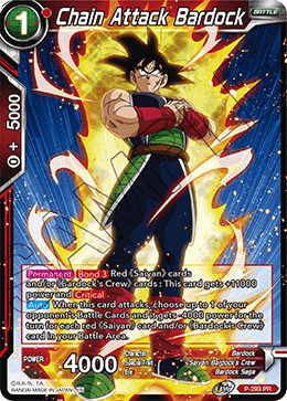 Chain Attack Bardock (P-293) [Tournament Promotion Cards] | Cracking-Singles