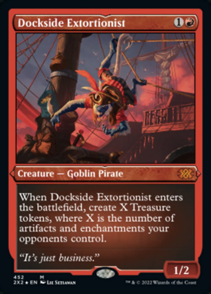 Dockside Extortionist (Foil Etched) [Double Masters 2022] | Cracking-Singles