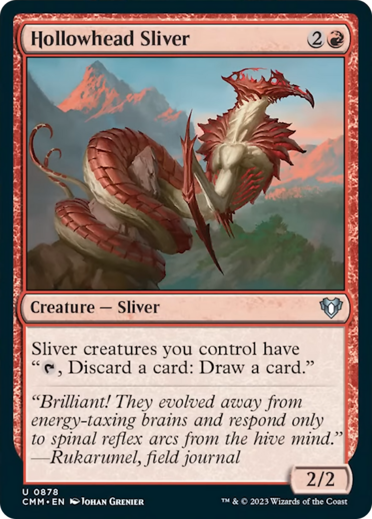 Hollowhead Sliver [Commander Masters] | Cracking-Singles