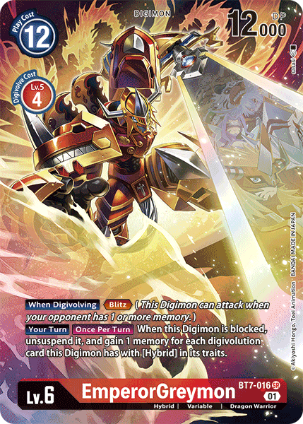 EmperorGreymon [BT7-016] (Alternate Art) [Next Adventure] | Cracking-Singles