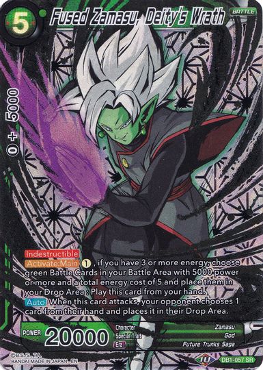 Fused Zamasu, Deity's Wrath (Collector's Selection Vol. 1) (DB1-057) [Promotion Cards] | Cracking-Singles