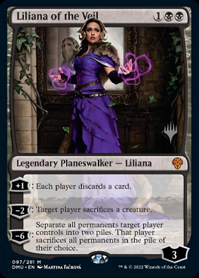 Liliana of the Veil (Promo Pack) [Dominaria United Promos] | Cracking-Singles