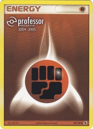 Fighting Energy (105/109) (2004 2005) [Professor Program Promos] | Cracking-Singles