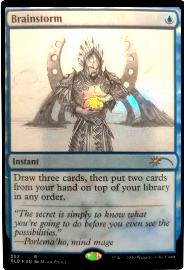 Brainstorm (Sketch) [Secret Lair Drop Promos] | Cracking-Singles