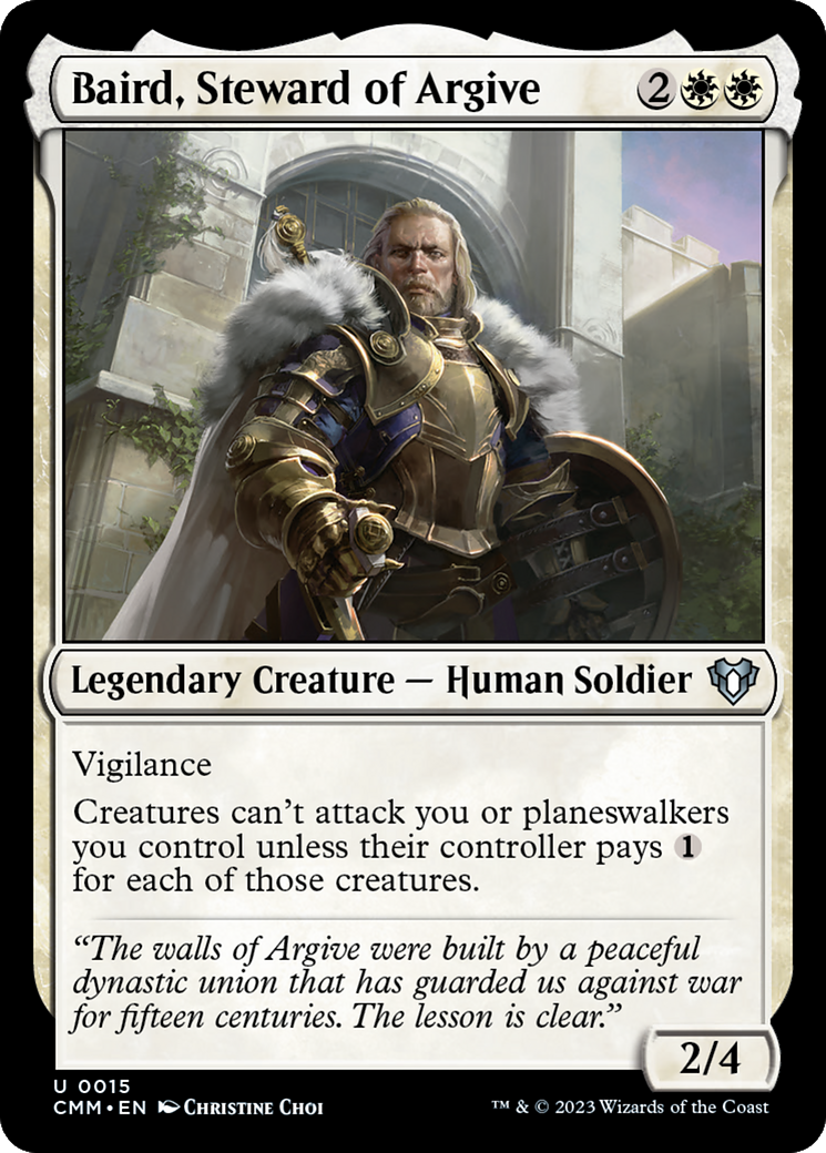 Baird, Steward of Argive [Commander Masters] | Cracking-Singles