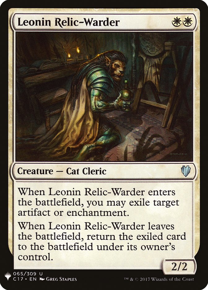 Leonin Relic-Warder [Mystery Booster] | Cracking-Singles