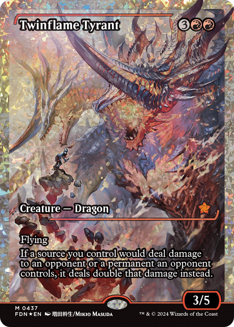 Twinflame Tyrant (Fracture Foil) [Foundations] | Cracking-Singles