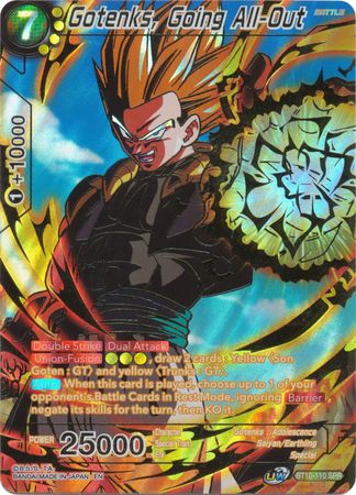 Gotenks, Going All-Out (SPR) (BT10-110) [Rise of the Unison Warrior 2nd Edition] | Cracking-Singles