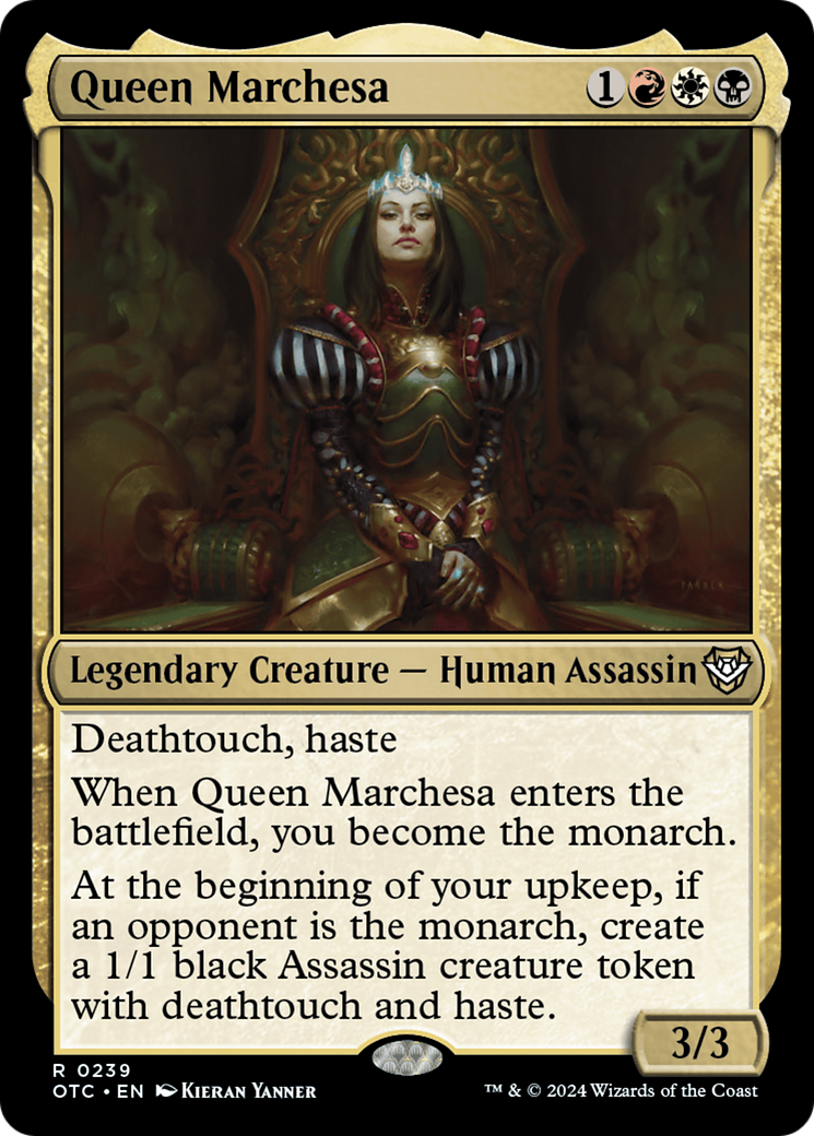 Queen Marchesa [Outlaws of Thunder Junction Commander] | Cracking-Singles