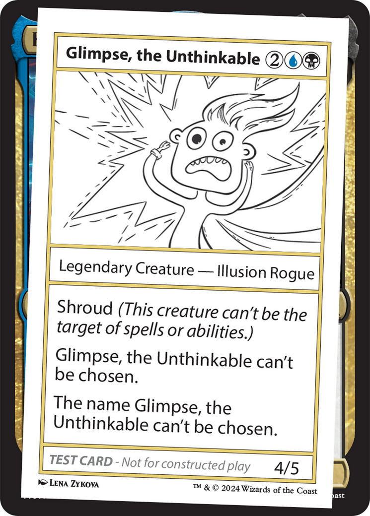 Glimpse, the Unthinkable [Mystery Booster 2 Playtest Cards] | Cracking-Singles