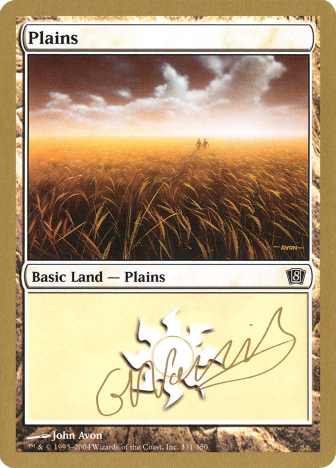 Plains (gn331) (Gabriel Nassif) [World Championship Decks 2004] | Cracking-Singles