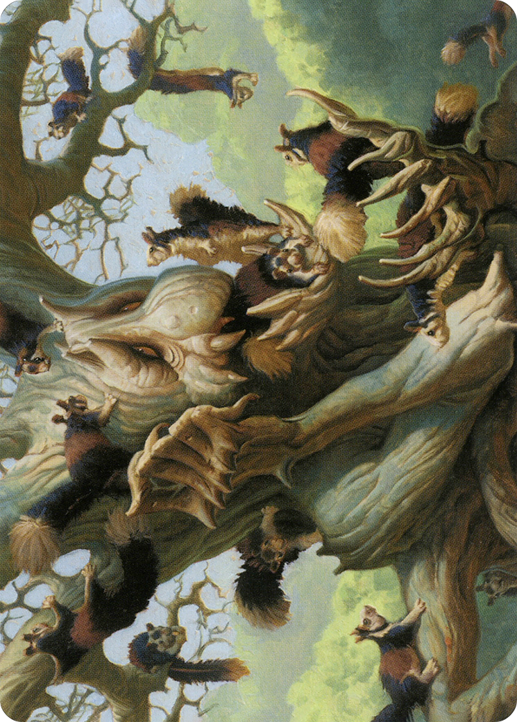 Scurry Oak Art Card [Modern Horizons 2 Art Series] | Cracking-Singles